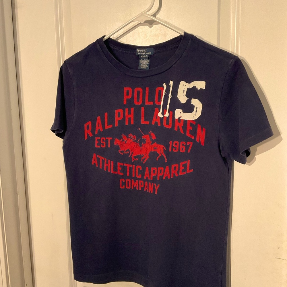 🔥🏇Polo Ralph Lauren Boy Navy T-Shirt